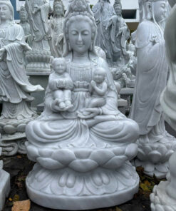 Quan âm tống tử cao 80cm